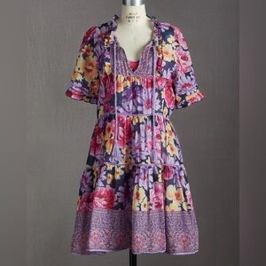 Sundance Fields Of Beauty Dress Medium Petite